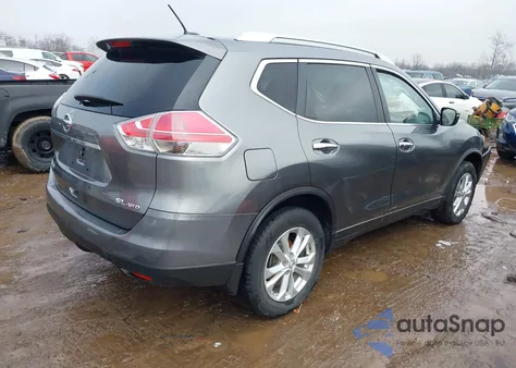 2015 Nissan Rogue Sv z USA, uszkodzony, nr VIN KNMAT2MV5FP518070